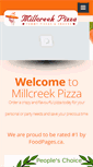 Mobile Screenshot of millcreekpizza.com